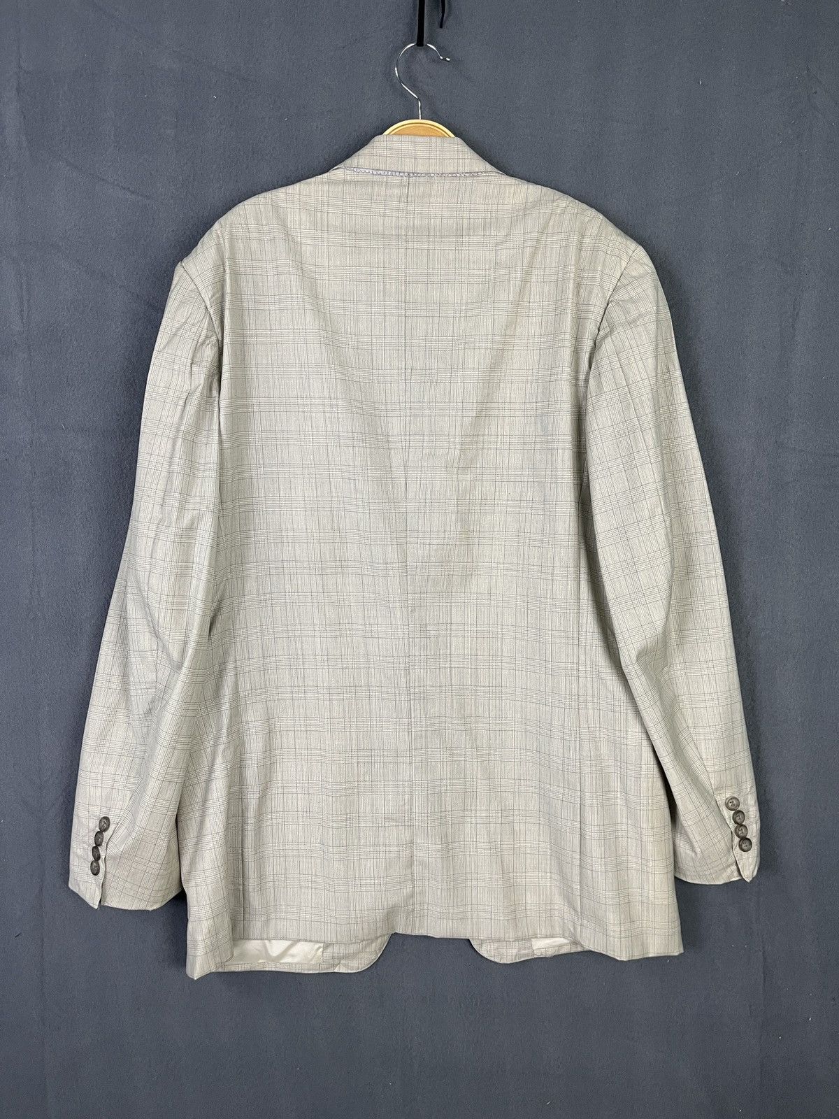 Celine × Vintage Celine Glen Plaid 100% Wool Blazer Size 42R - 2 Thumbnail