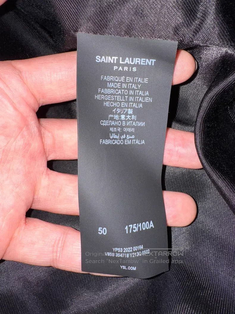 Saint Laurent Paris Saint Laurent Paris White Teddy Baseball Jacket Size US M / EU 48-50 / 2 - 5 Thumbnail