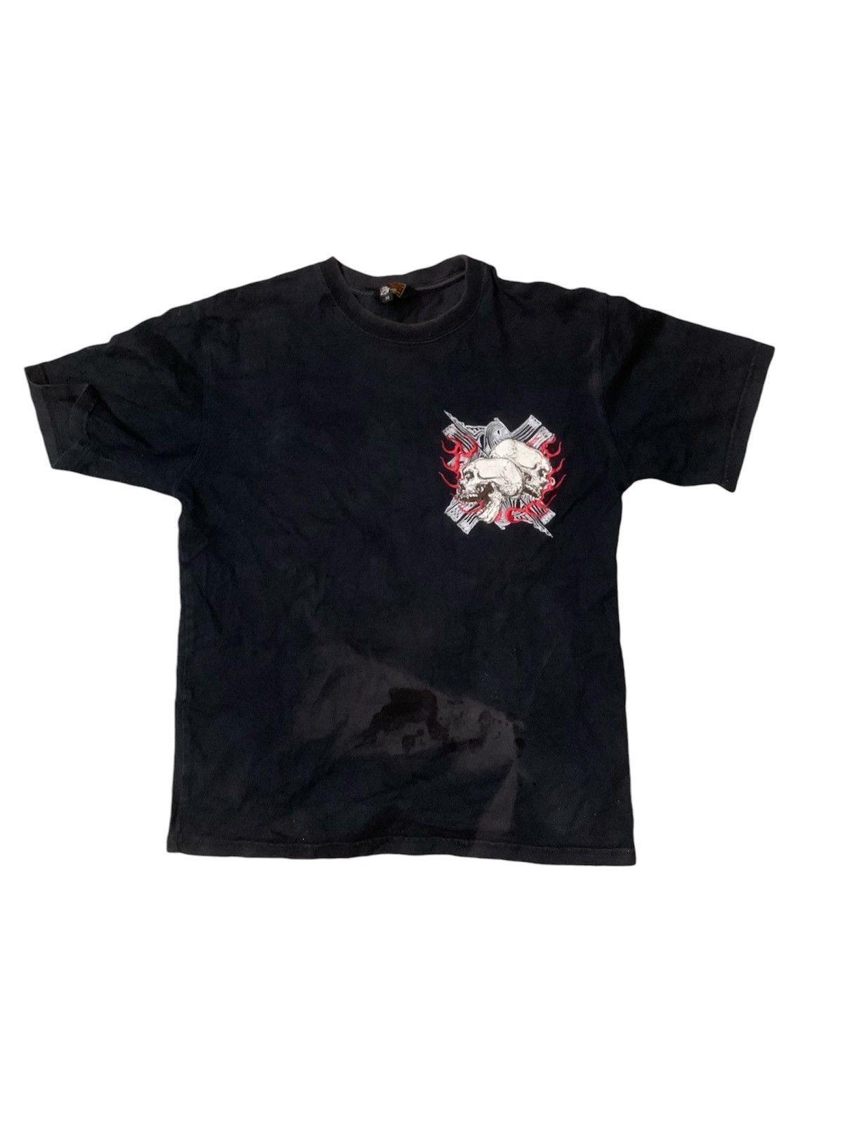 Japanese Brand × Seditionaries Back Street Crawler Sun Faded Skull Embroidery Tee Size US M / EU 48-50 / 2 - 2 Thumbnail