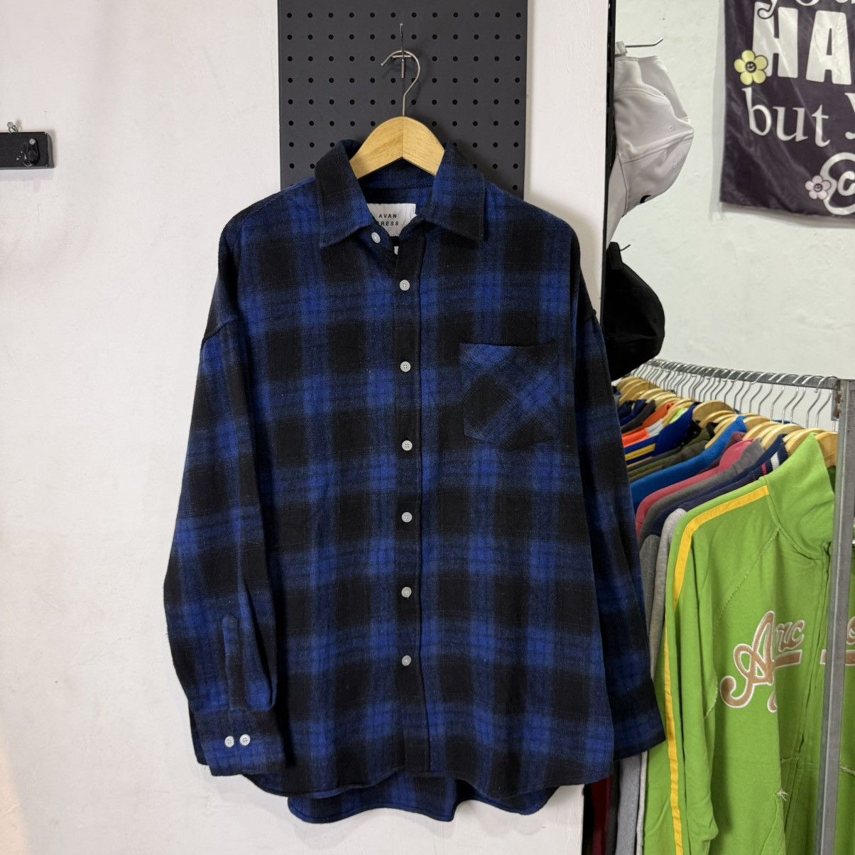 Japanese Brand AVAN DRESS wool flannel plaid veterano Size US XL / EU 56 / 4 - 1 Thumbnail