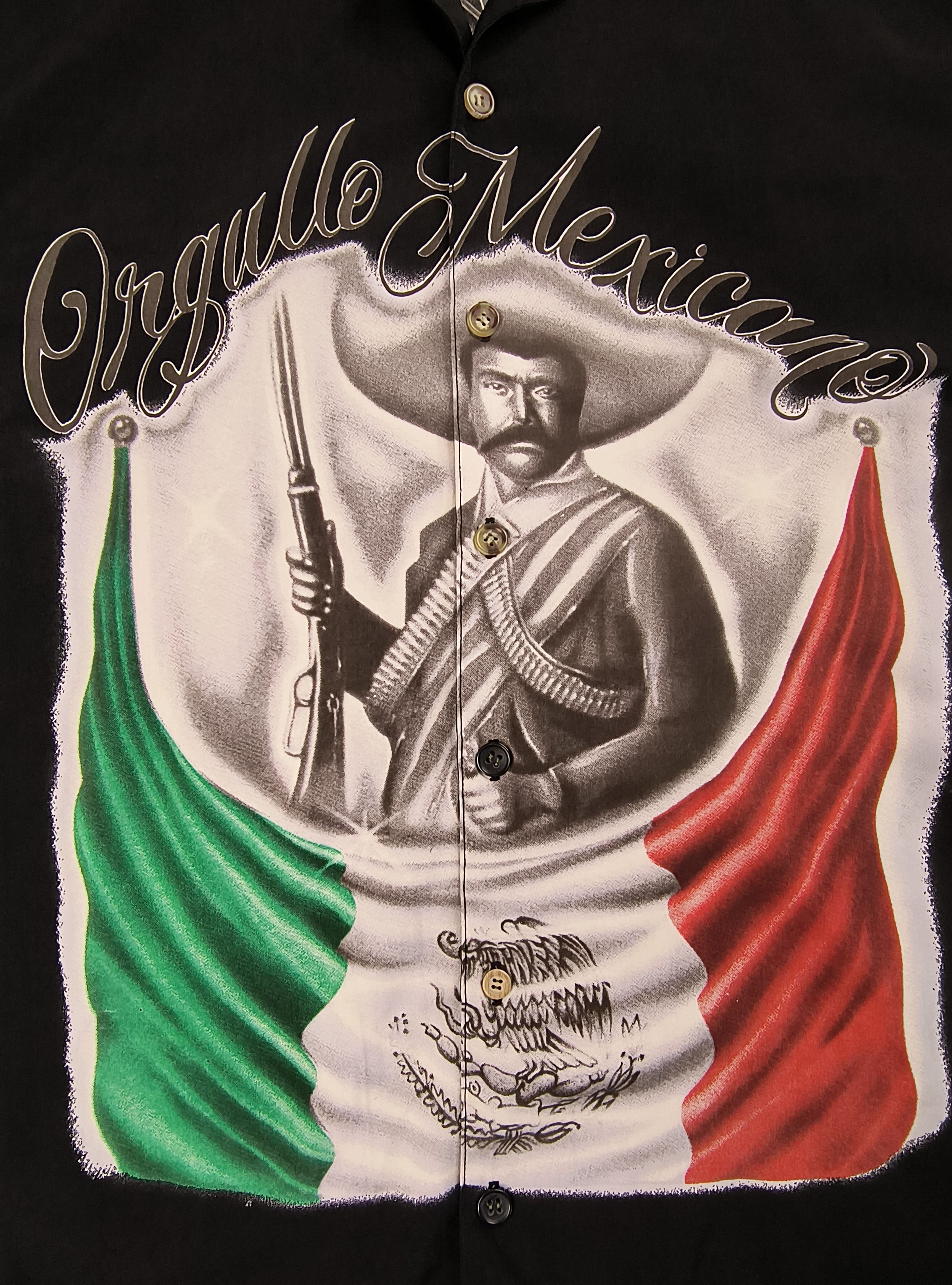 Mexican Threads Vintage Emiliano Zapata orgullo mexicano 90s button up shirt Size US XL / EU 56 / 4 - 3 Thumbnail