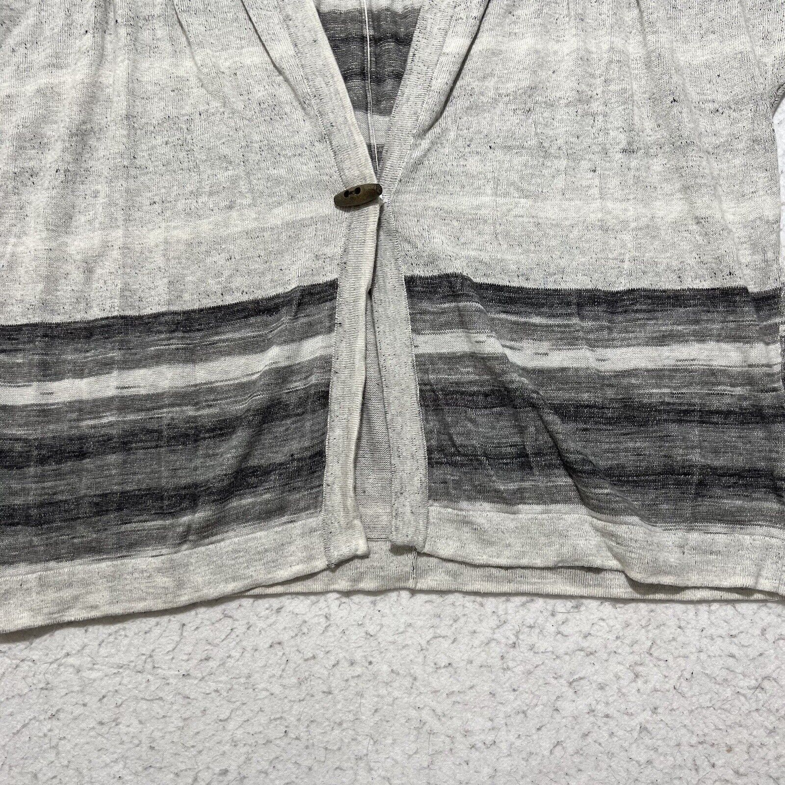 Coldwater Creek Coldwater Creek Large Linen Blend Cardigan Sweater Size L / US 10 / IT 46 - 7 Thumbnail