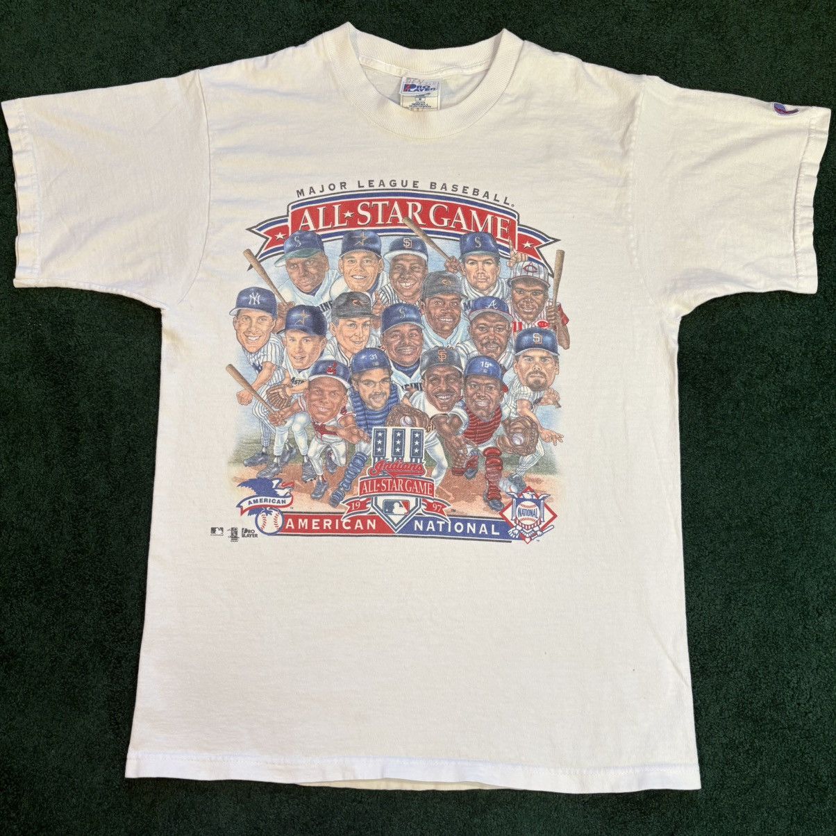 Pro Player Vintage 1997 All Star MLB Carricature Tee Size US M / EU 48-50 / 2 - 1 Thumbnail