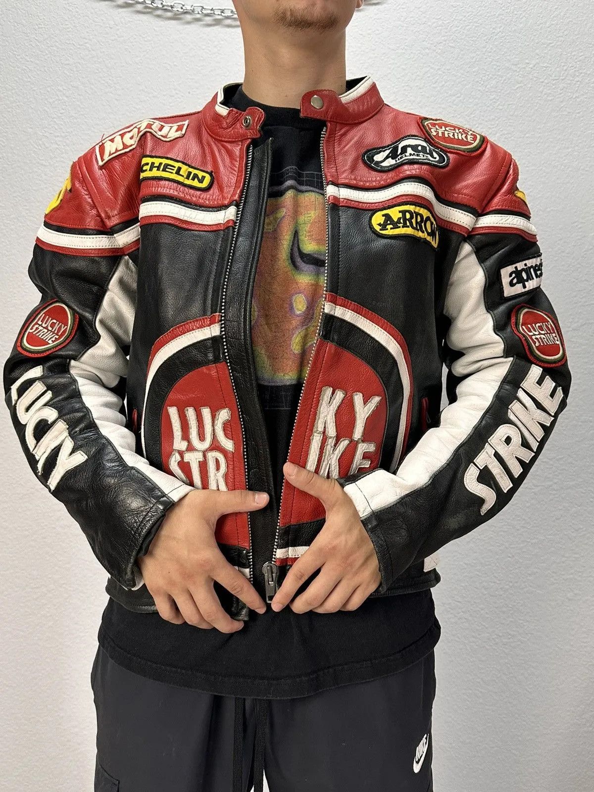 Genuine Leather Archival Avant-Garde Black Leather Streetwear Jacket Size US M / EU 48-50 / 2 - 2 Thumbnail