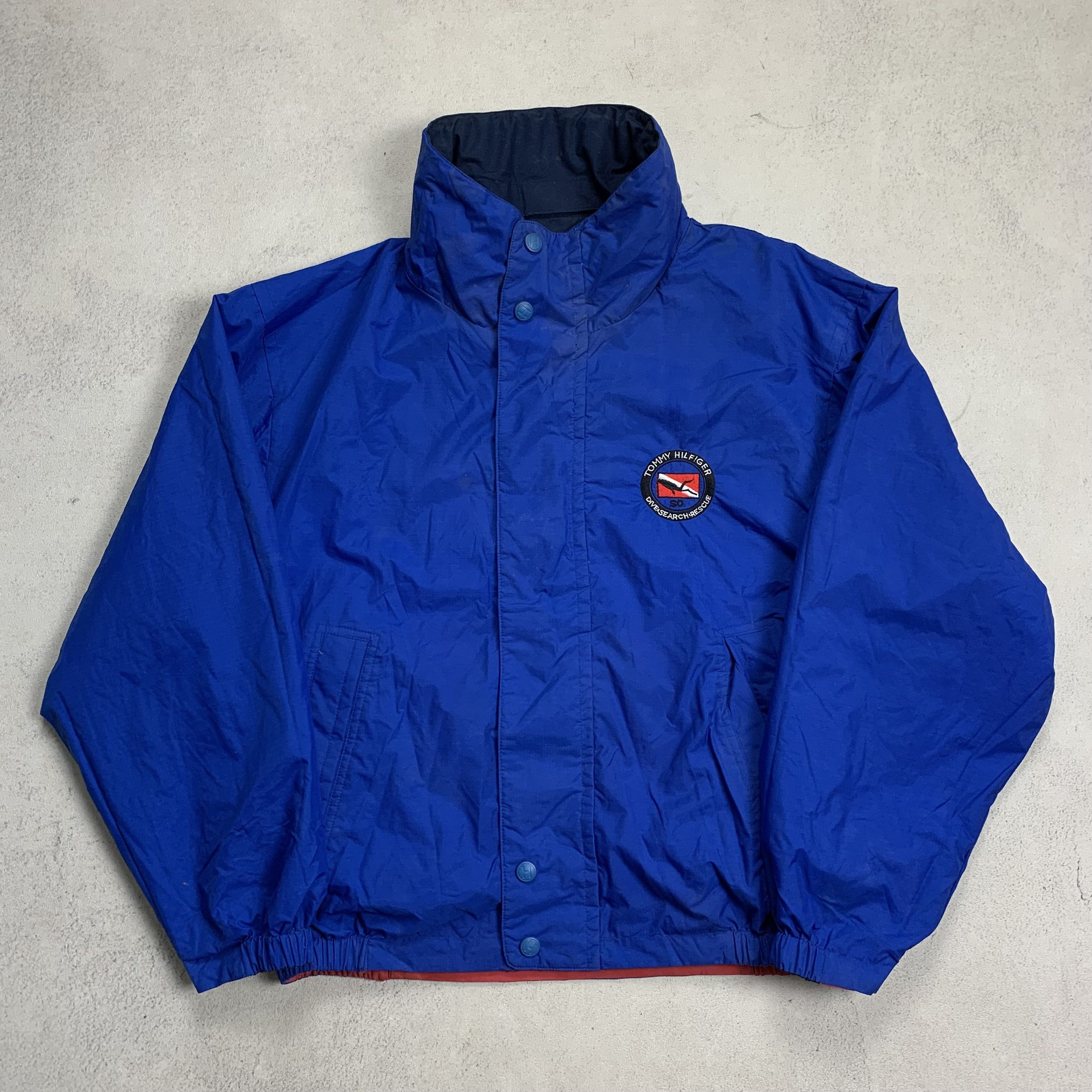 Tommy Hilfiger Vintage Reversible Tommy Hilfiger Sailing Gear Jacket Size US L / EU 52-54 / 3 - 7 Thumbnail
