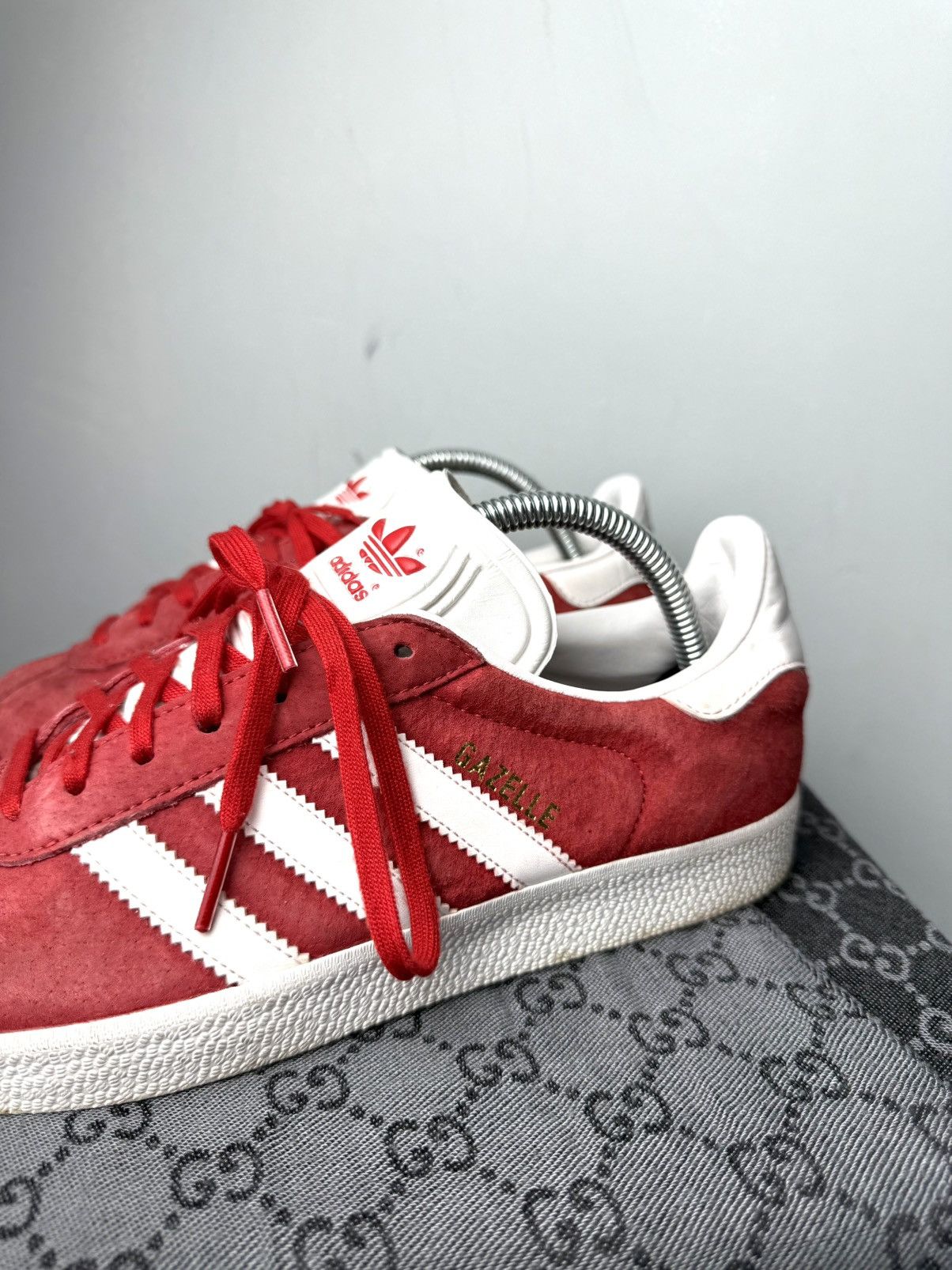 Adidas Vintage Style Adidas Gazelle Low Top Suede Trainers Sneakers Size US 7.5 / EU 40-41 - 3 Thumbnail