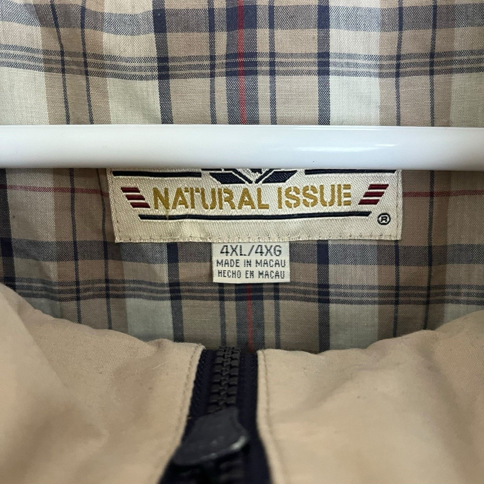 Natural Issue Natural Issue | Vintage Bomber Jacket 4XL Retractable Hood Size US XXL / EU 58 / 5 - 4 Thumbnail