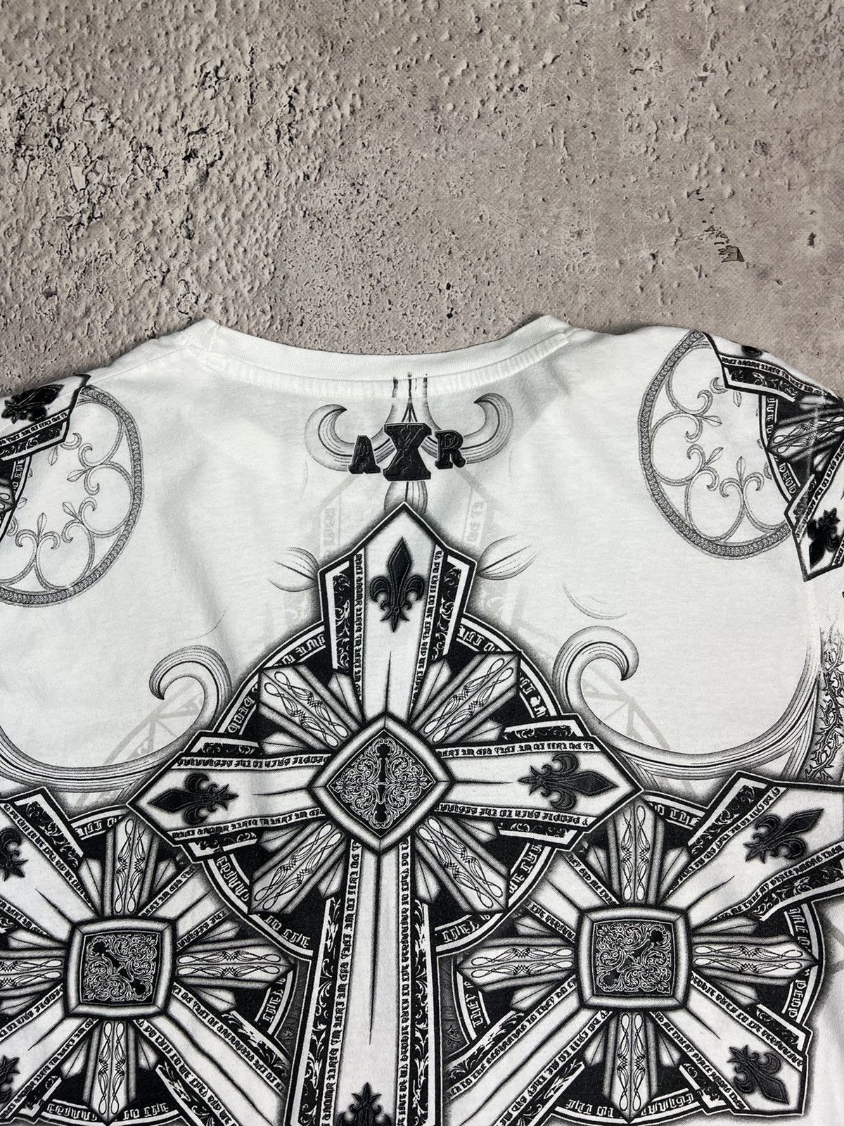 Affliction × Vintage Vintage Gray Affliction Y2K Cyber Jessie Pinkman T Shirt Size US XL / EU 56 / 4 - 4 Thumbnail