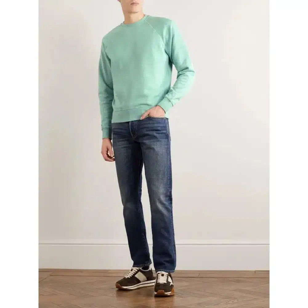 Tom Ford o1loc1c0525 JCL002 Brushed Cotton Blend Jersey Sweatshirt Size US M / EU 48-50 / 2 - 2 Thumbnail