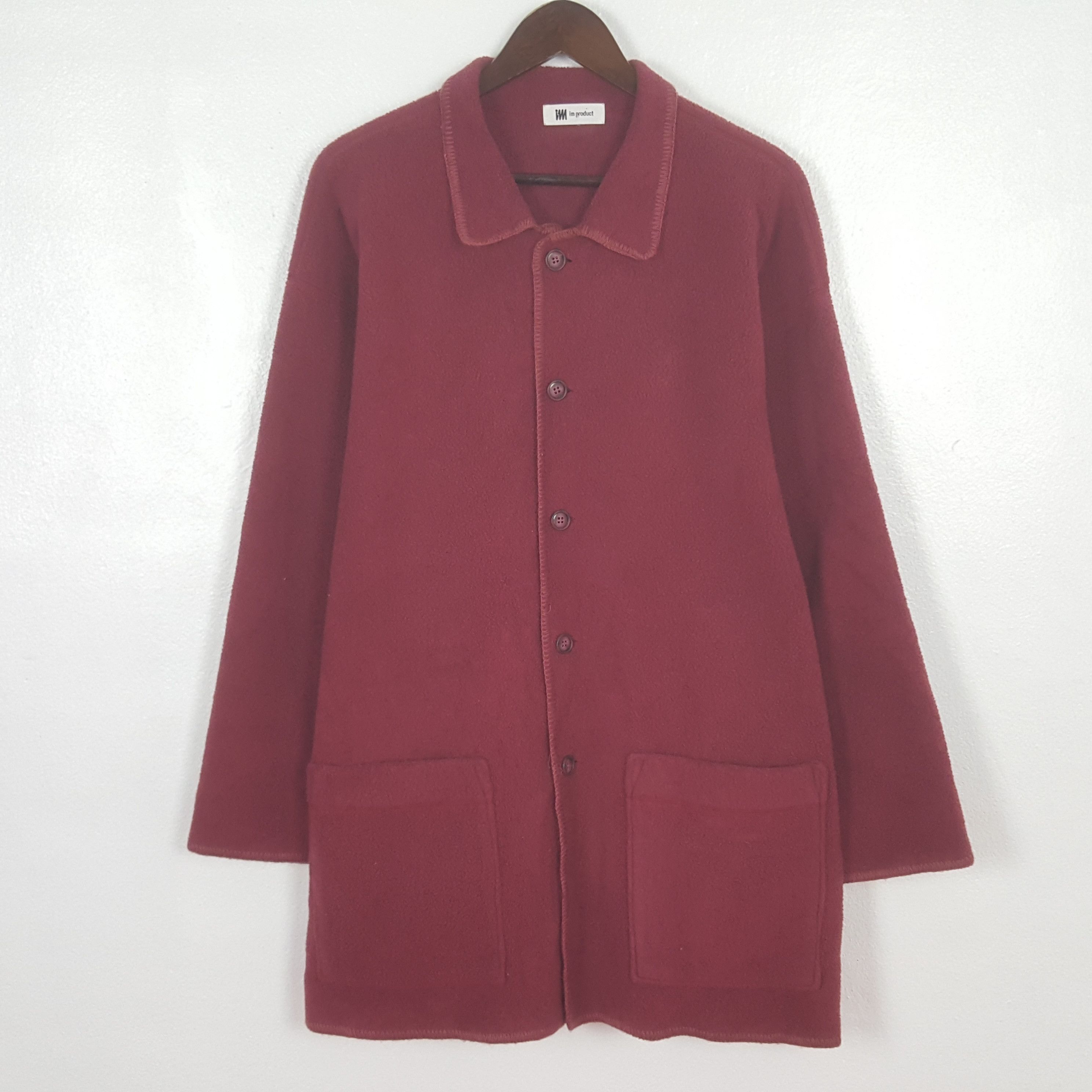 Issey Miyake Vintage Issey Miyake Wool Button Up Jacket Size US XL / EU 56 / 4 - 1 Thumbnail