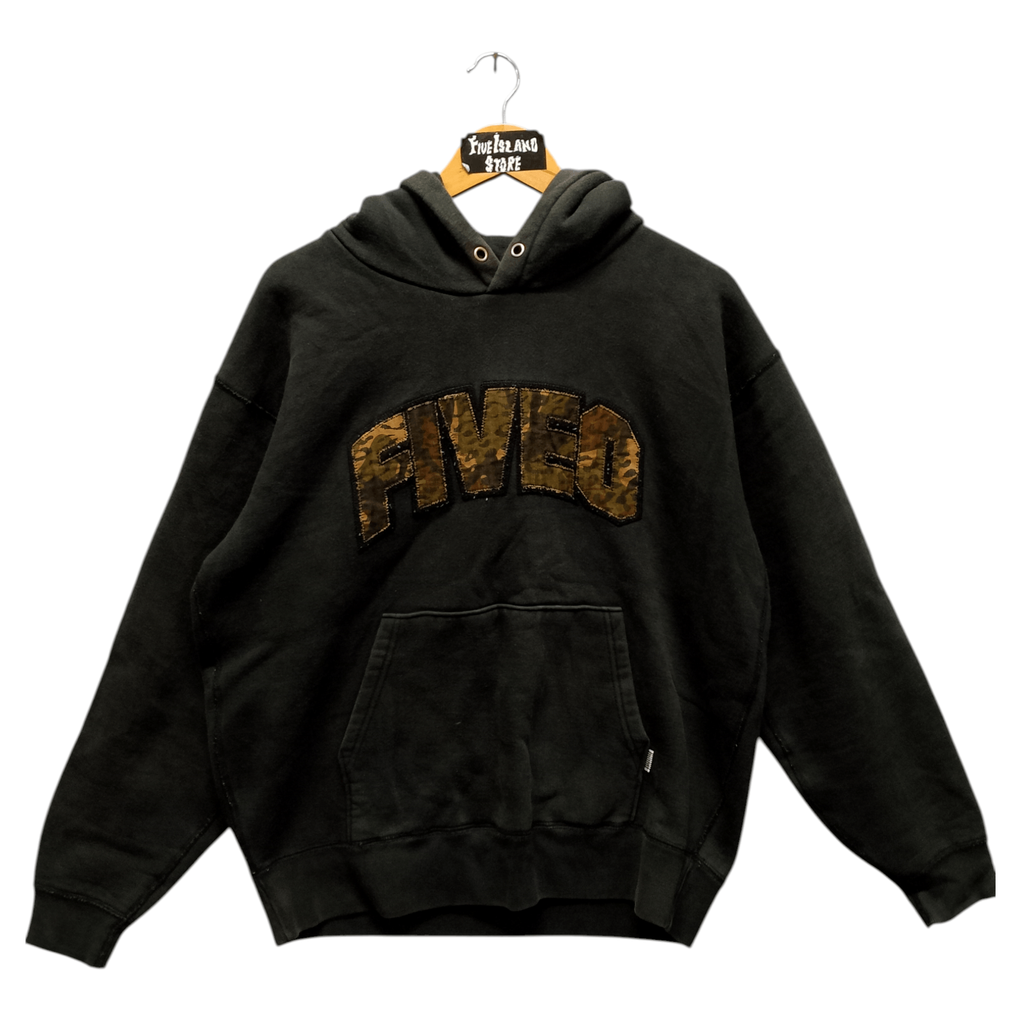 Japanese Brand Vintage 00s DUPPIES FIVE O Camo Hoodie Made in Japan Size US XL / EU 56 / 4 - 1 Thumbnail