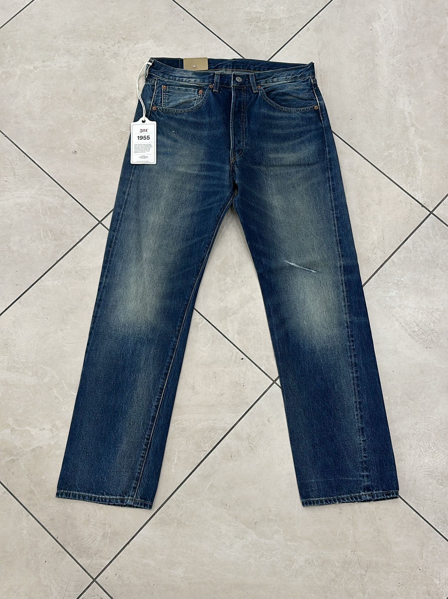 Levi's Vintage Clothing LVC Levi's Vintage Clothing 1955 501XX BigE Selvedge Jeans Size US 28 / EU 44 - 1 Thumbnail