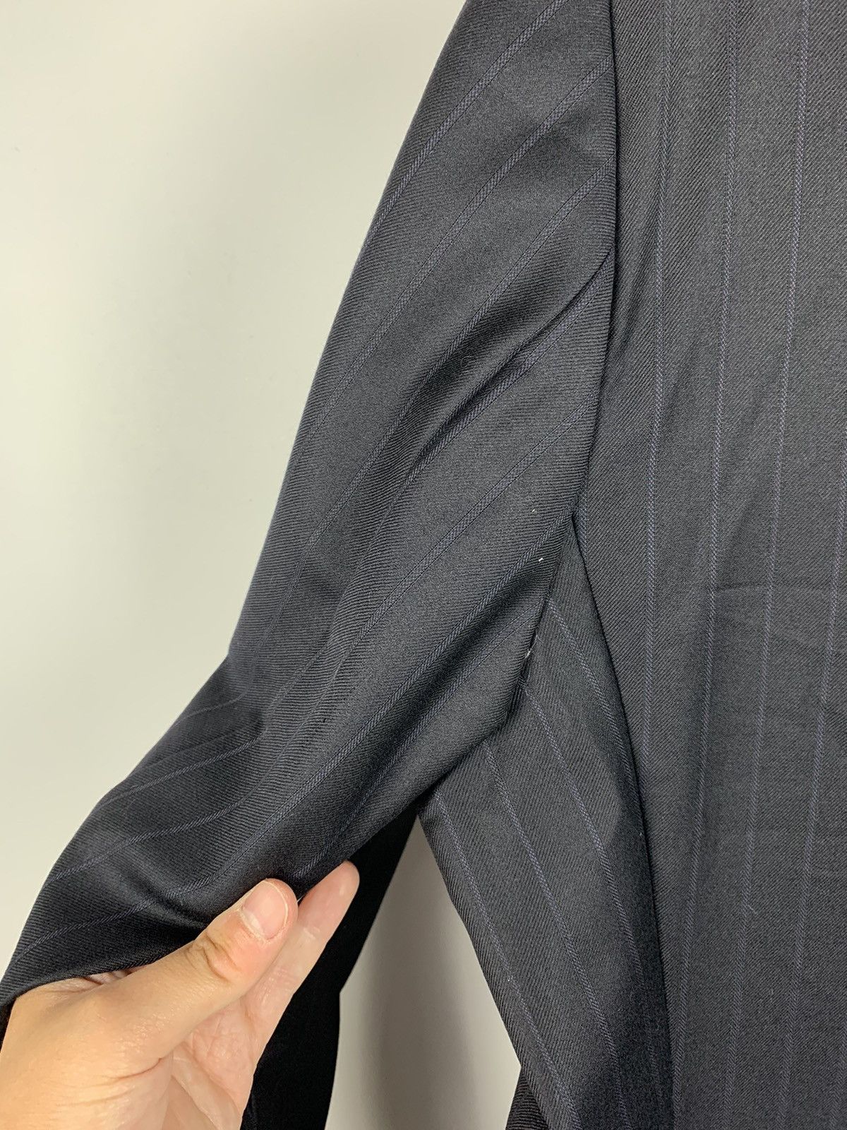 Ermenegildo Zegna Ermenegildo Zegna Wool Blazer Jacket Men’s Size 44R Blue Top Size 44R - 20 Thumbnail