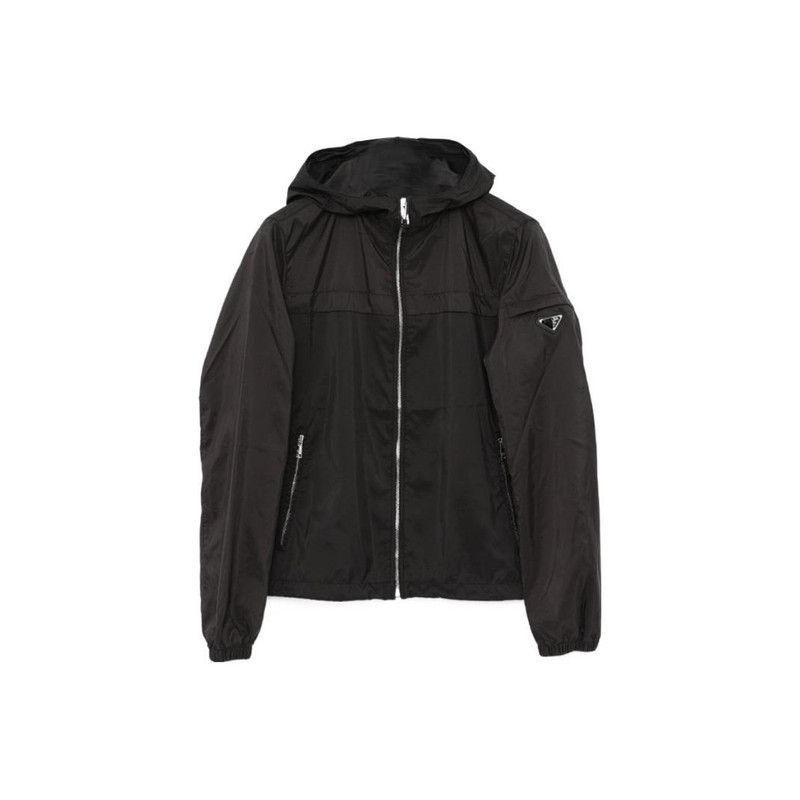 Prada Prada Color-Blocked Logo Zip-Up Jacket Size US XXL / EU 58 / 5 - 1 Thumbnail
