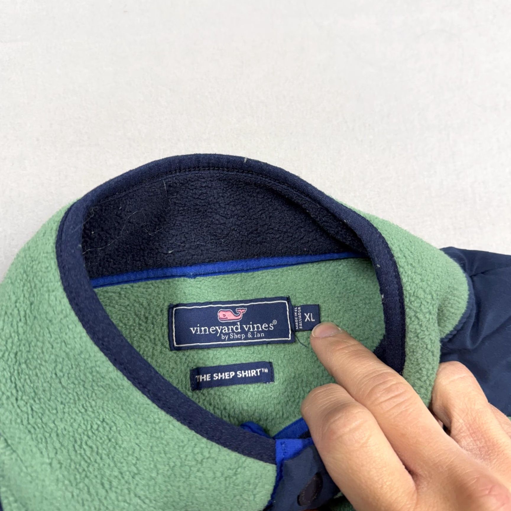Vineyard Vines Vineyard Vines Sweater Womens XL Green Fleece Mock Neck Pullover Shirt Snap Button Logo Vintage No Size XL / US 12-14 / IT 48-50 - 4 Thumbnail