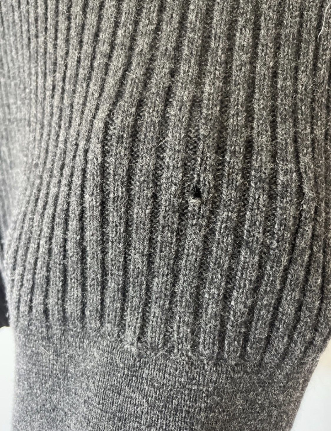 Helmut Lang Helmut Lang 1998 grey knit jumper Size US M / EU 48-50 / 2 - 4 Thumbnail
