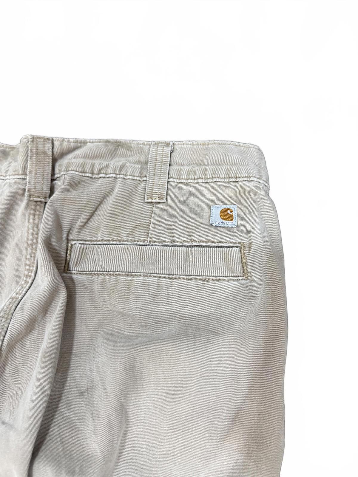 Carhartt Carhartt Men's Beige Work Pants 33X30 Size US 33 - 2 Thumbnail