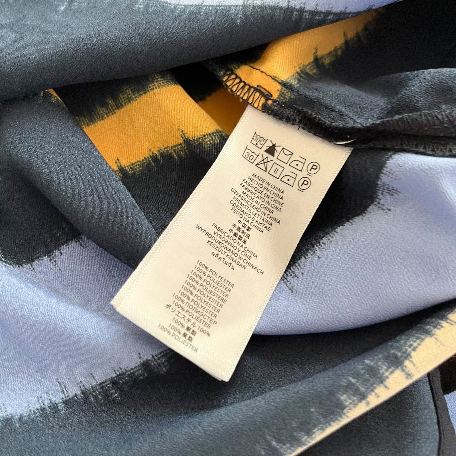 Michael Kors Michael Kors Navy Westcliff Striped Side Tie Dolman Blouse Size 3XL / US 20-22 - 7 Thumbnail