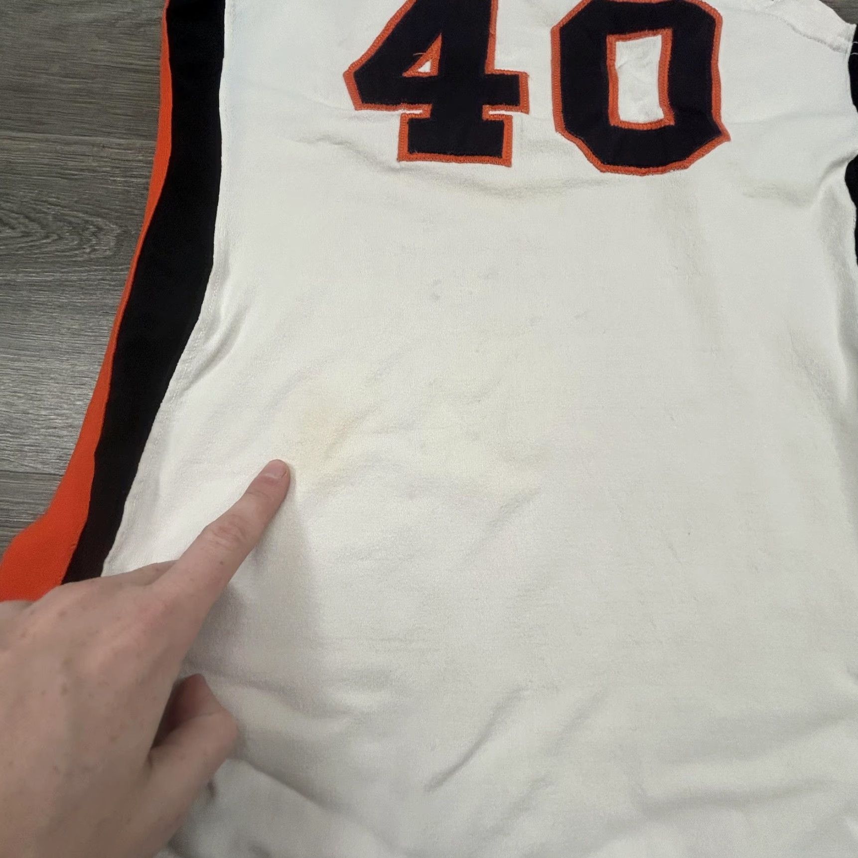 Vintage TRUE VINTAGE 60s Sand-Knit Mens Basketball Jersey Tank White 40 Jersey M Regular Sleeveless Athletic Pullover Size US M / EU 48-50 / 2 - 7 Thumbnail