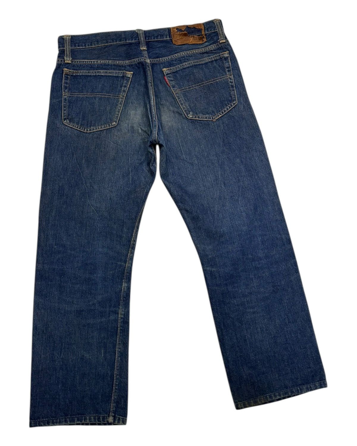 Big John × If Six Was Nine × Vintage Vintage BIG JOHN Half Selvedge Japan Denim Jeans Size US 32 / EU 48 - 4 Thumbnail