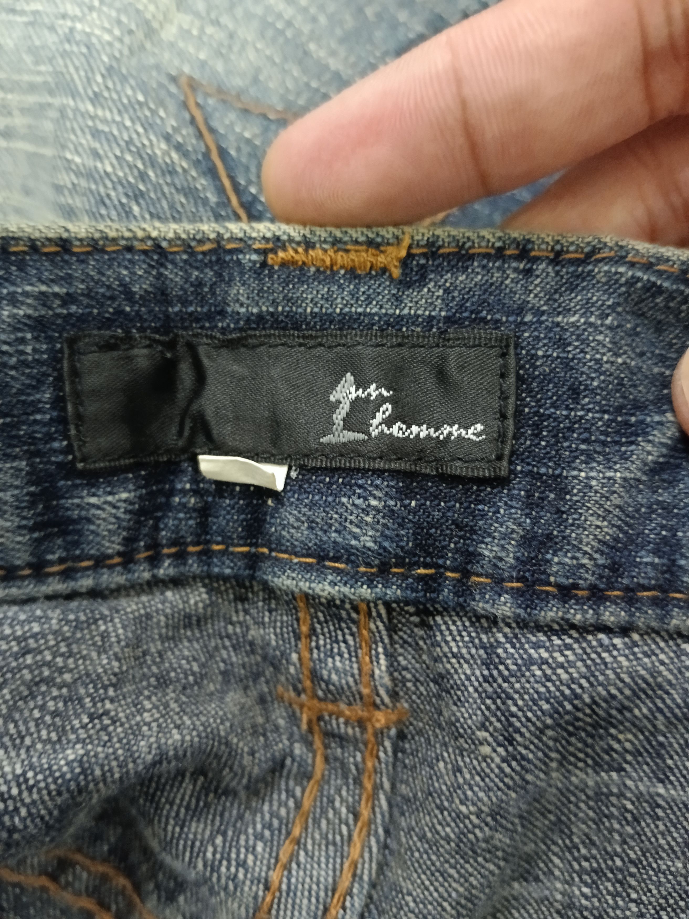 Japanese Brand FLARE TWIST SICK RUSTY HOMME DENIM PANTS Size US 33 - 7 Thumbnail