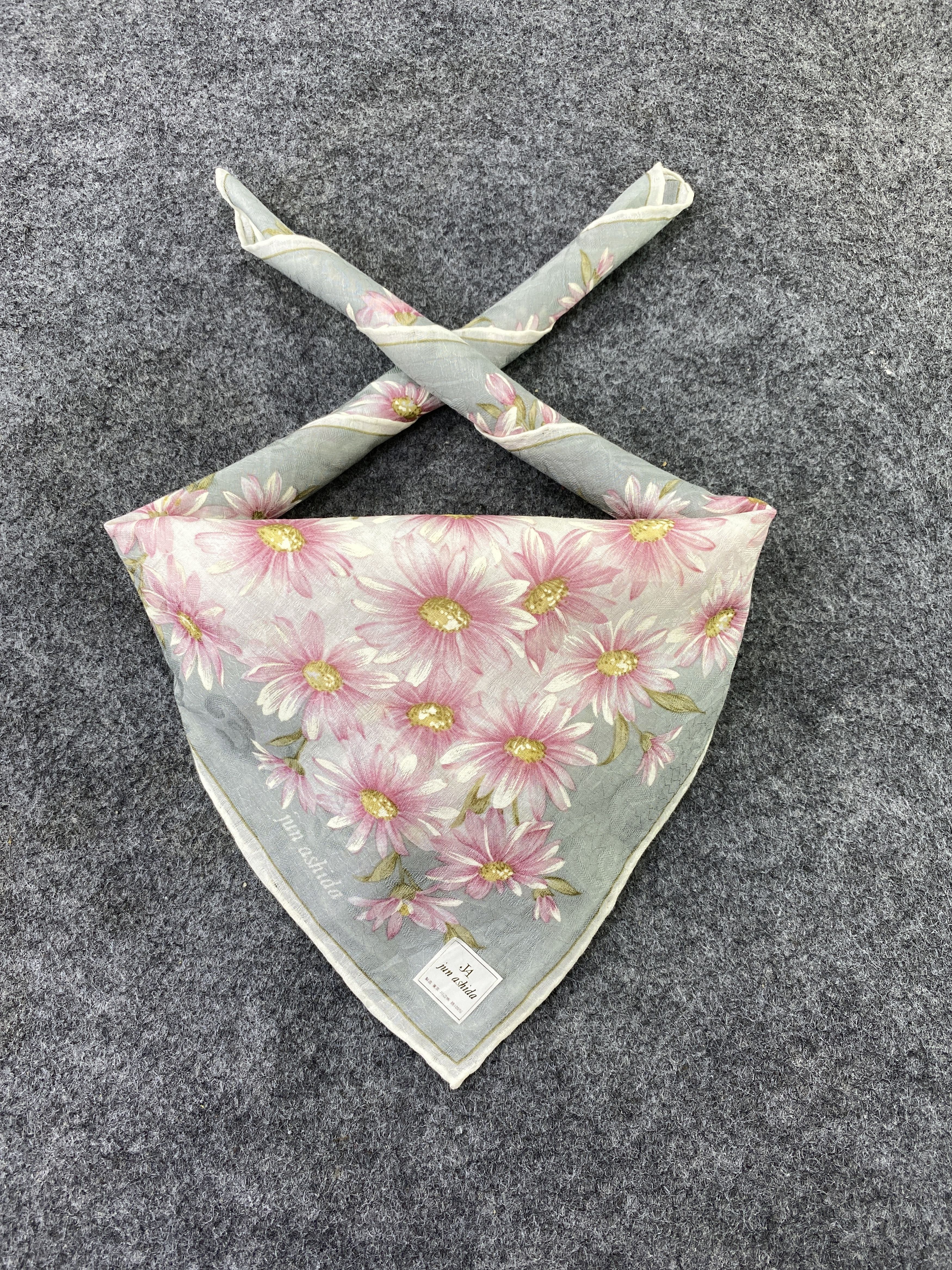 Japanese Brand × Vintage Jun Ashida Scarf / Handkerchief / Bandana / Headscarf-B198 Size ONE SIZE - 2 Thumbnail