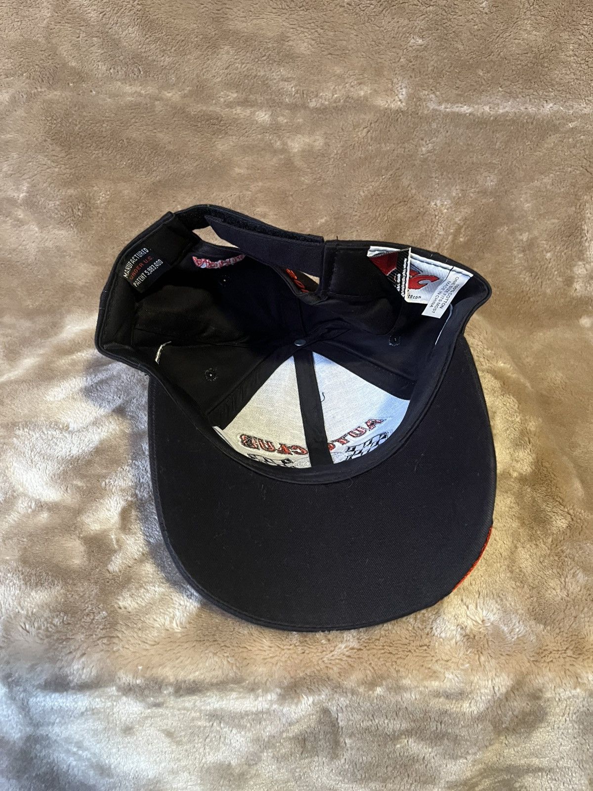 NASCAR Vintage 2003 NASCAR Auto Club 500 Flame embroidered Dad Cap Size ONE SIZE - 6 Thumbnail