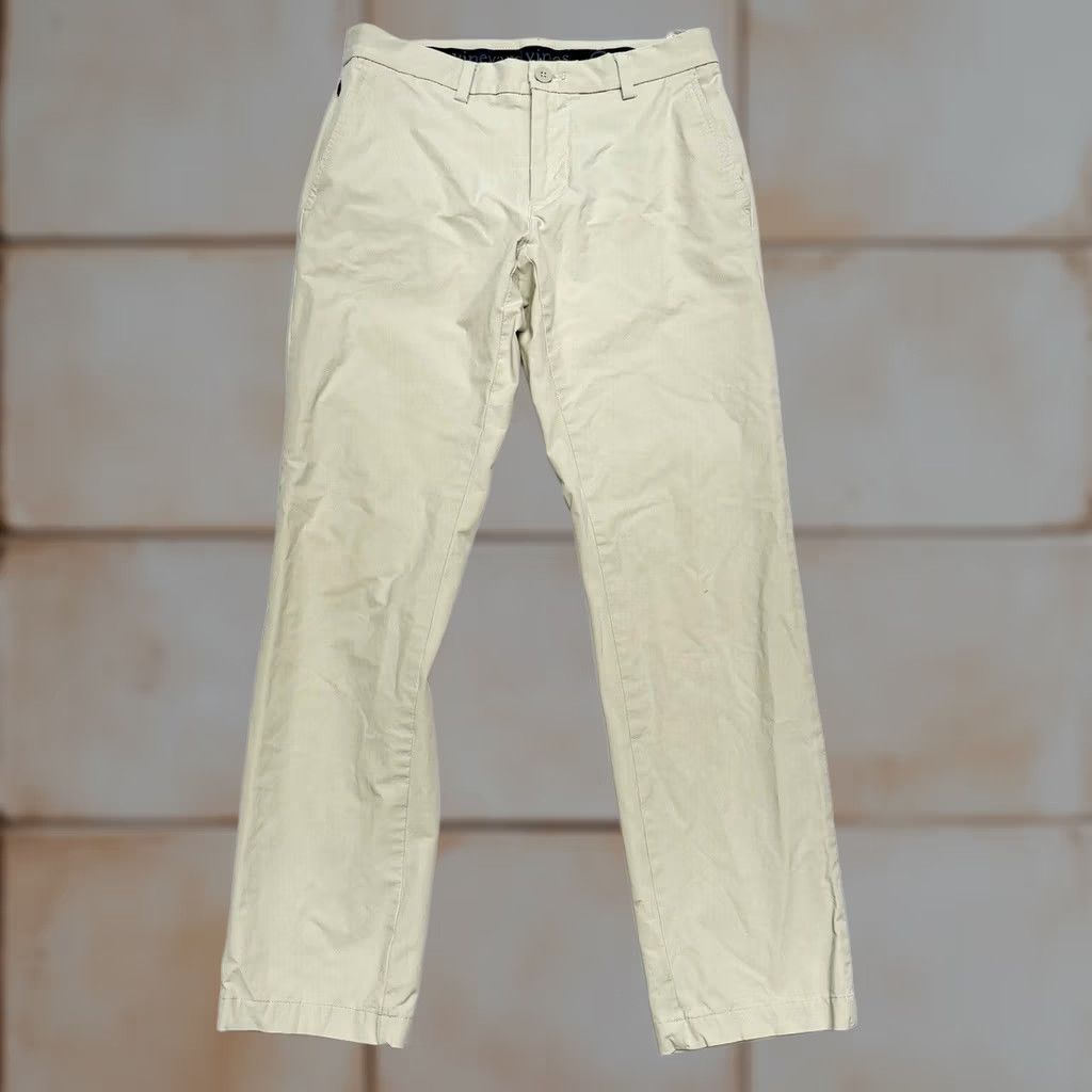 Vineyard Vines Vineyard Vines Men's Pants Chino Stretch 28x32 White/Ivory On The Go 5-Pocket Mesure 32in Size US 28 / EU 44 - 1 Thumbnail