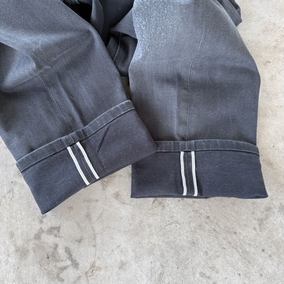 Japanese Brand Vintage Japanese Brand Selvedge Black Denim Jean Pants Size US 36 / EU 52 - 12 Thumbnail