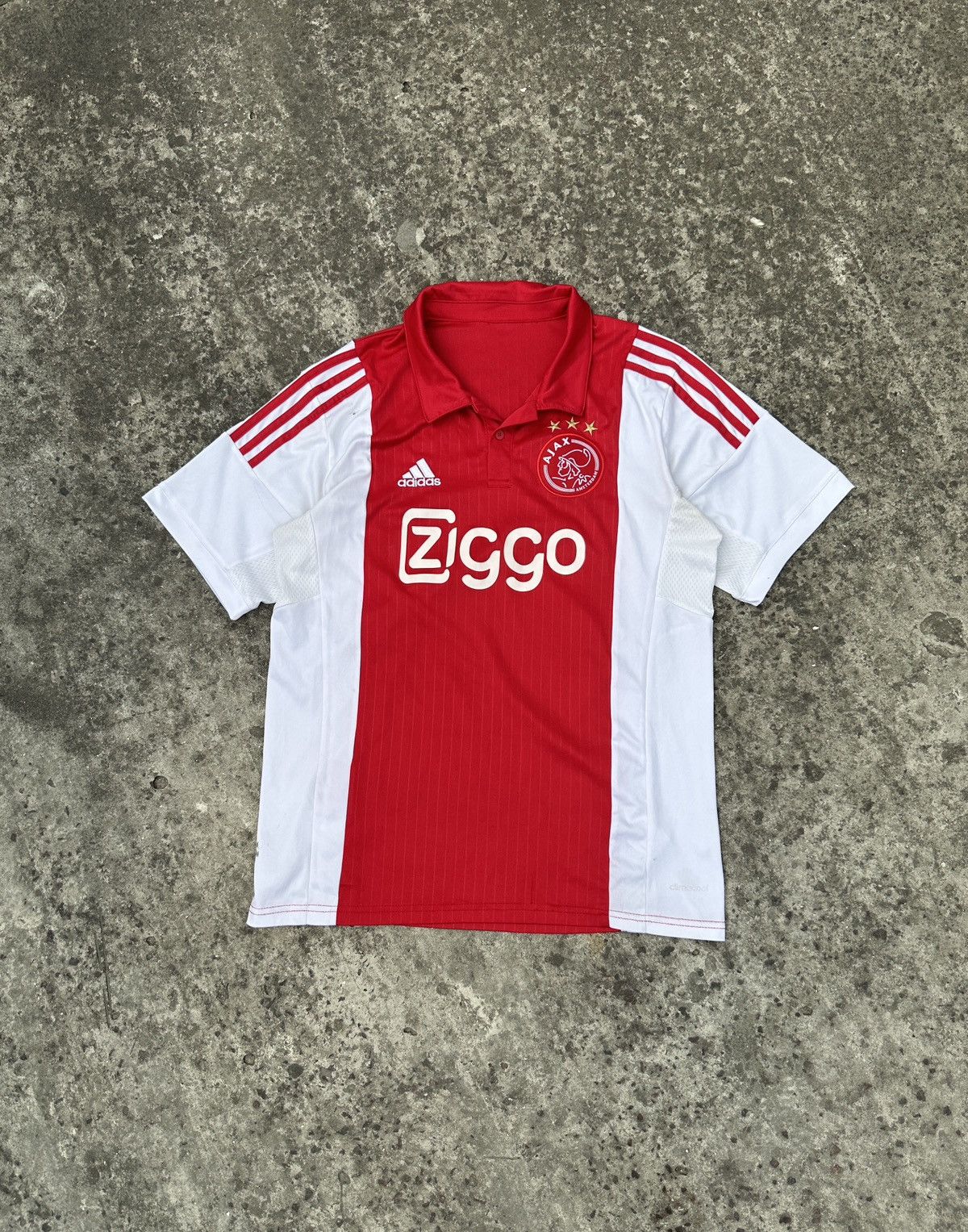 Adidas Adidas Ajax 14/15 Soccer Jersey Streetwear Rare M Casual Size US L / EU 52-54 / 3 - 1 Thumbnail