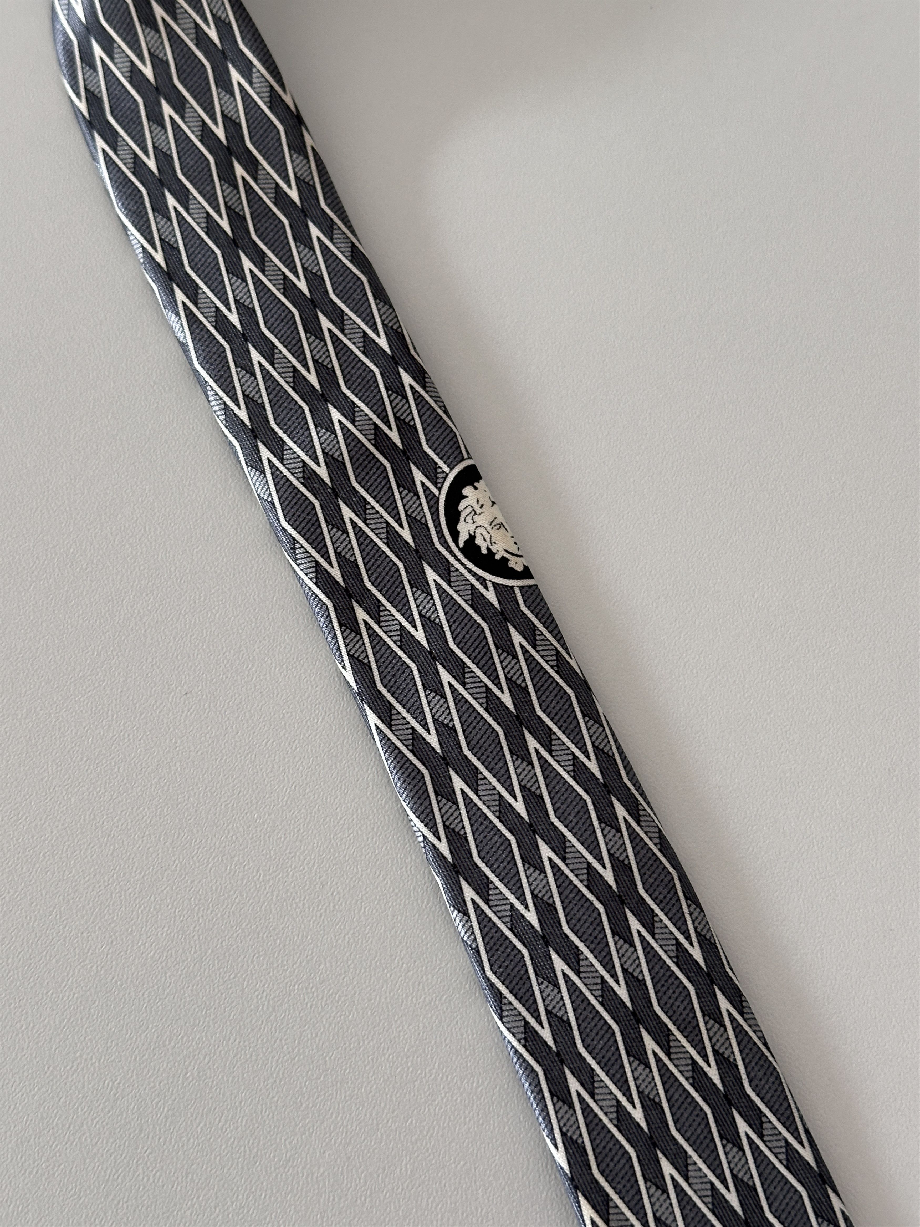 Versace × Versace Jeans Couture Versace Classic V2 Silk Tie Size ONE SIZE - 3 Thumbnail