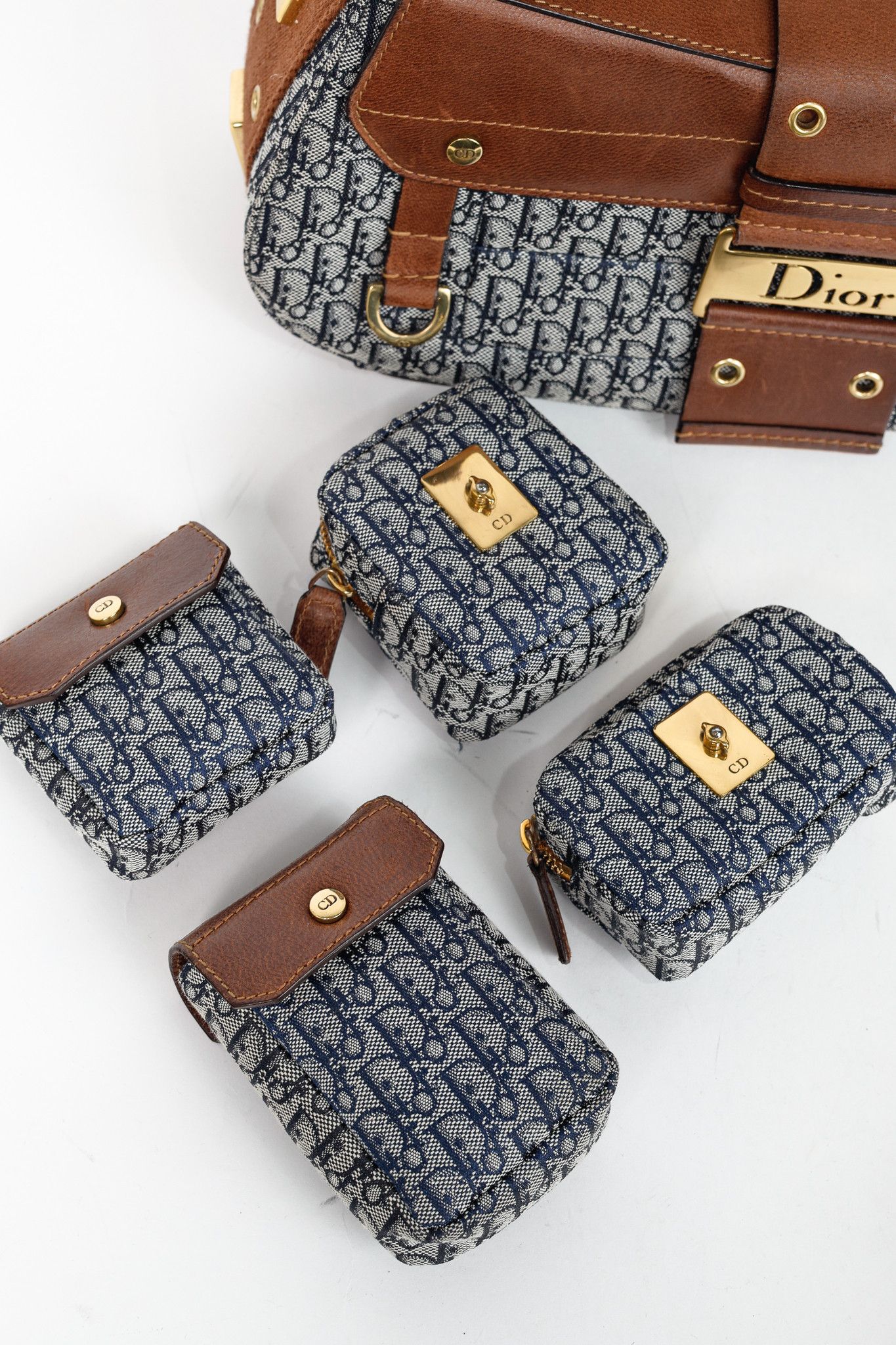 Dior Christian Dior Street Chic Columbus Avenue Logo-Jacquard Bag Size ONE SIZE - 11 Thumbnail