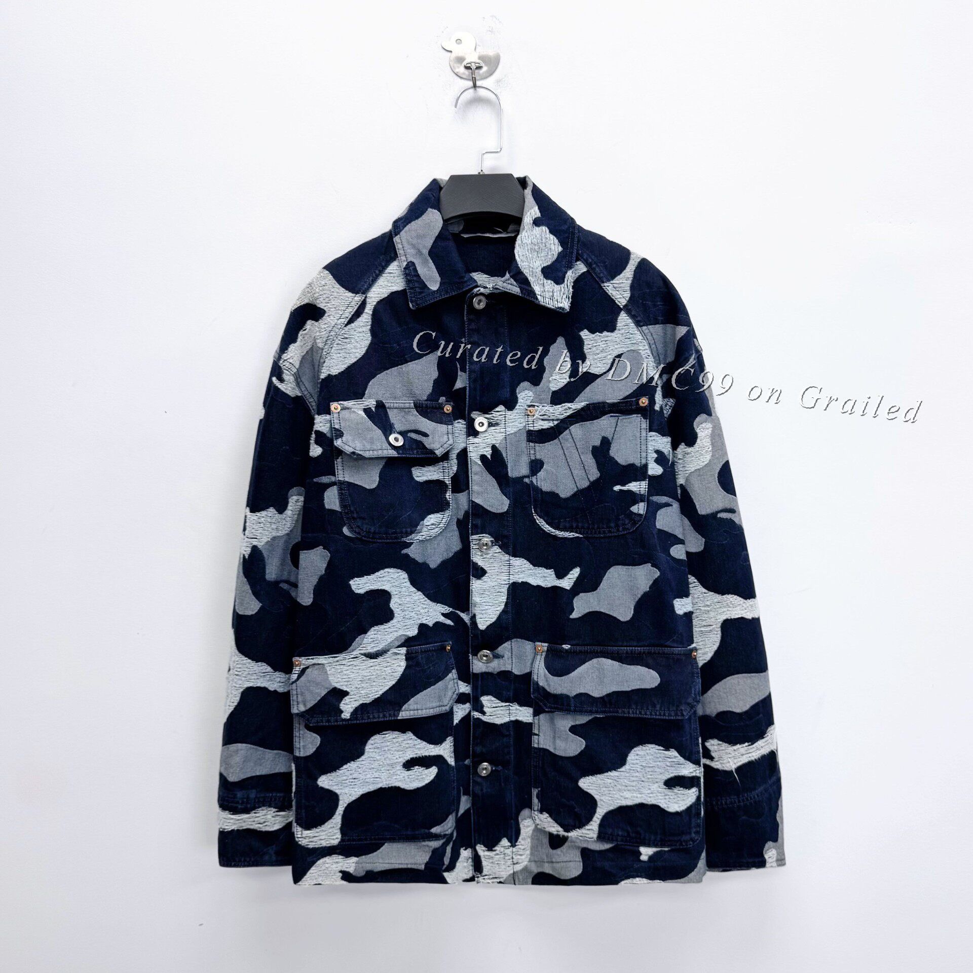 Valentino Valentino Camouflage Denim Jacket Size US S / EU 44-46 / 1 - 1 Thumbnail