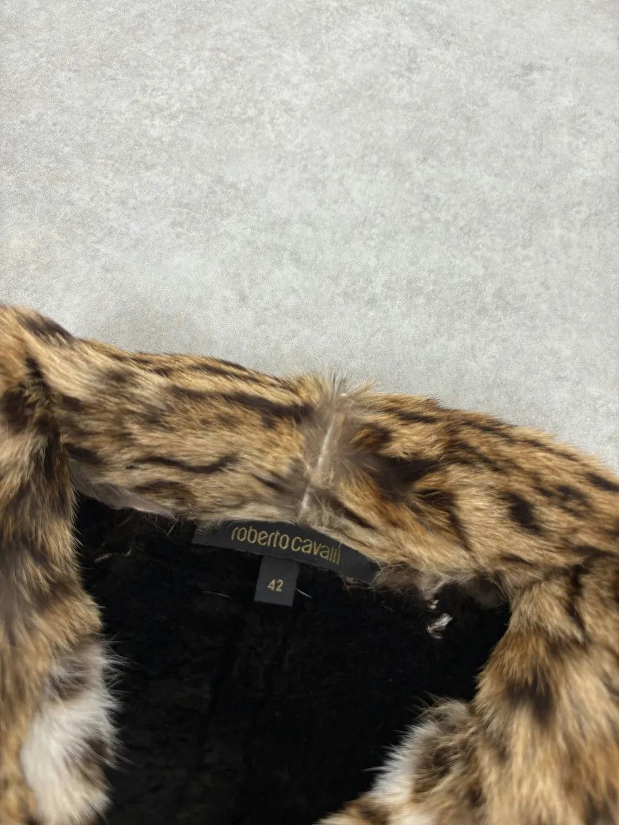 Roberto Cavalli FW2006 Roberto Cavalli Long Hybrid Brown Fur Python Leather Jacket Size XS / US 0-2 / IT 36-38 - 4 Thumbnail
