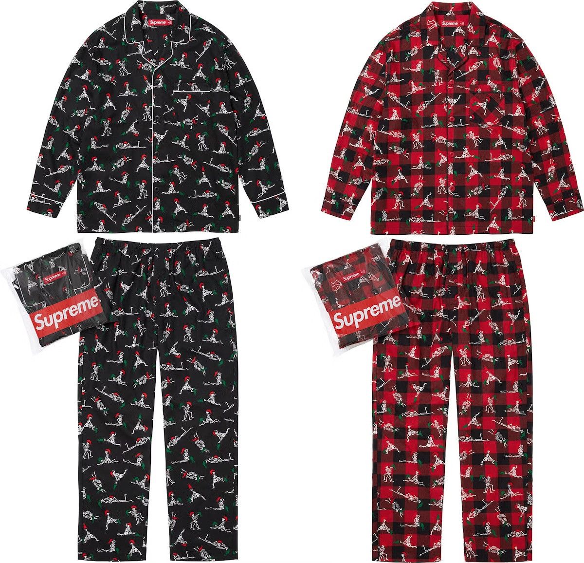 Hanes × Supreme Supreme Holiday Pajama Sets size Large Size US L / EU 52-54 / 3 - 2 Thumbnail