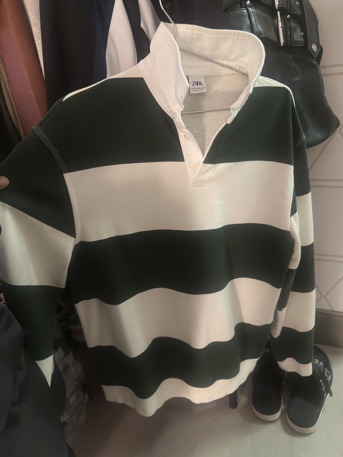 Zara Zara Contrast Color Polo Shirt Size US M / EU 48-50 / 2 - 1 Thumbnail