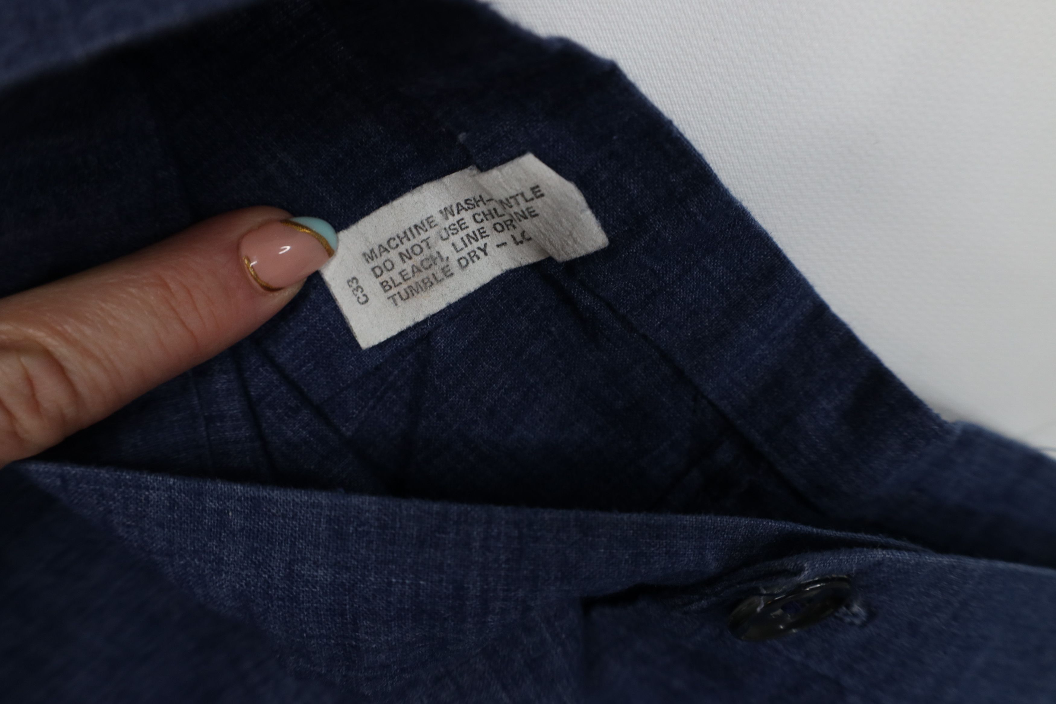 Vintage Vintage 70s Streetwear Bell Bottoms Jeans Pants Blue USA Size 26" / US 2 / IT 38 - 7 Thumbnail