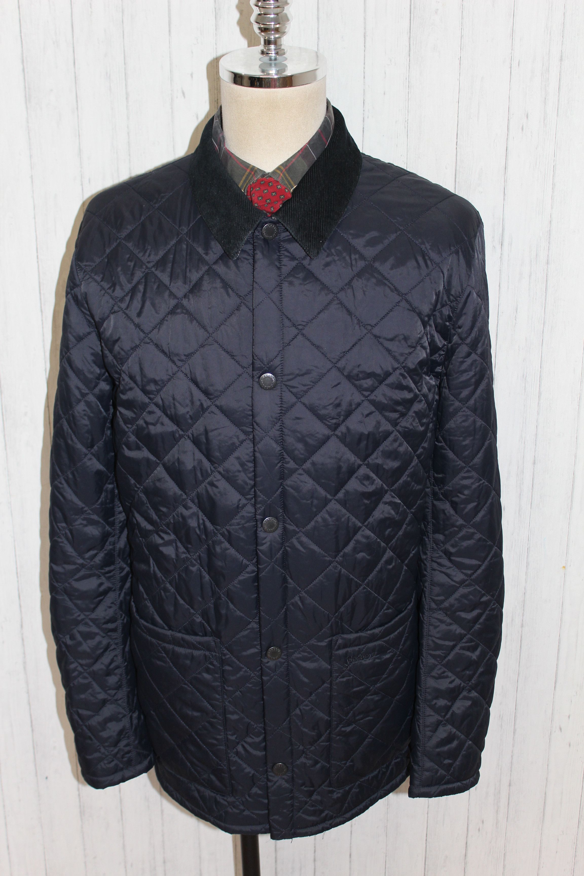 Barbour BARBOUR Blue Tartan Dress Jacket Size 2XL Size US XXL / EU 58 / 5 - 1 Thumbnail