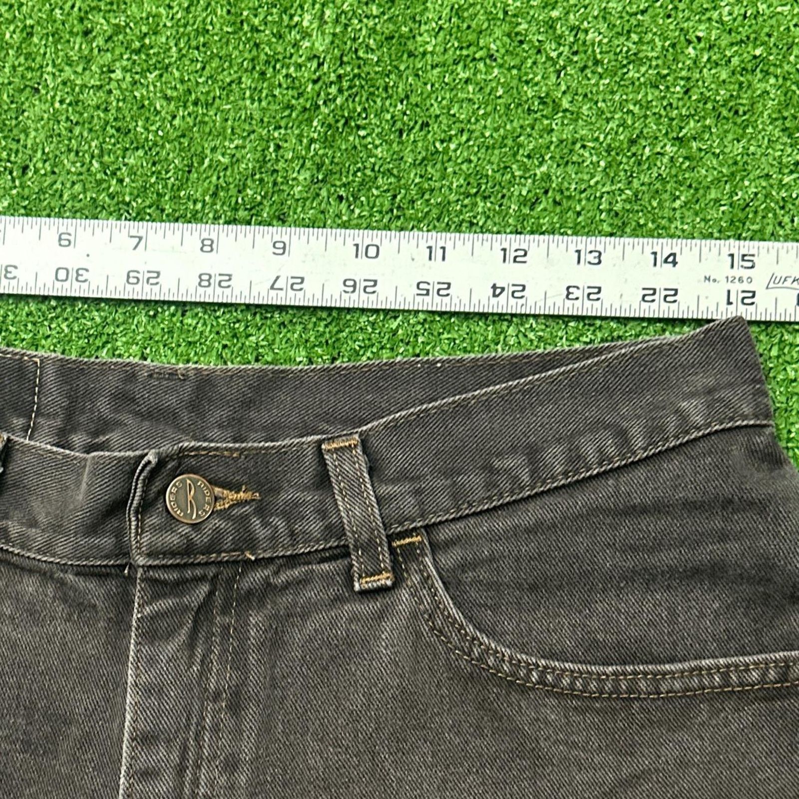 Lee Vintage Riders by Lee Brown Denim Shorts Size 30" / US 8 / IT 44 - 2 Thumbnail