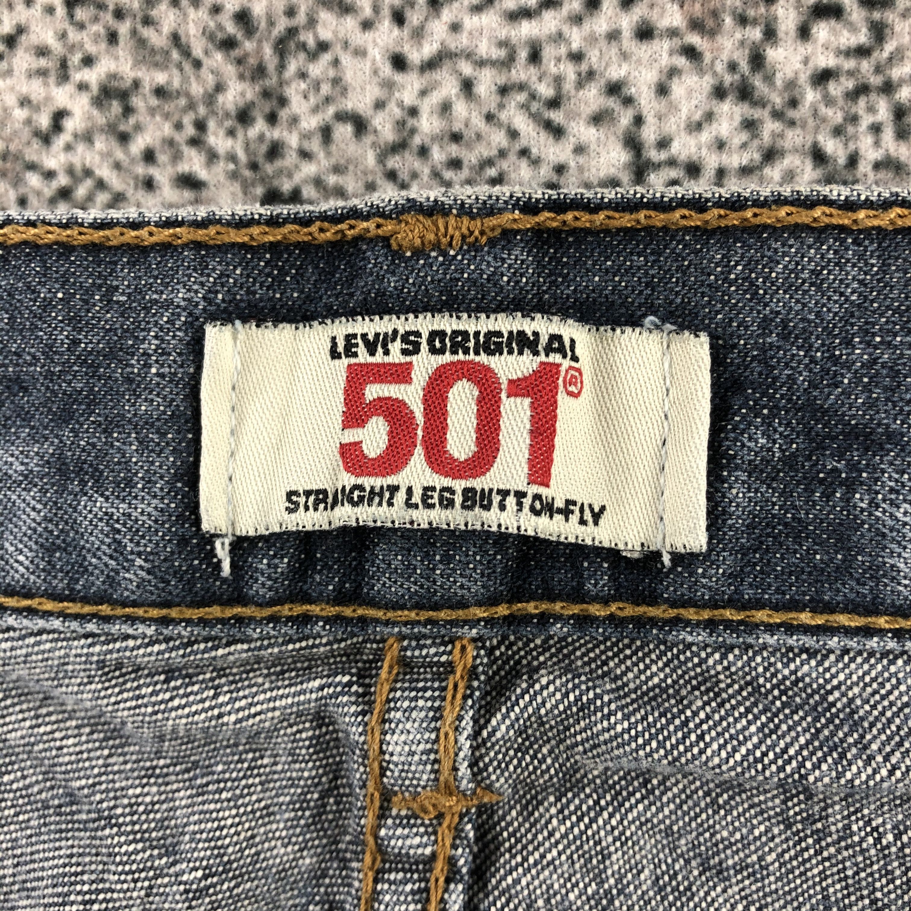 Levi's Vintage Levis 501 Jeans Painted Denim KJ1032 Size US 34 / EU 50 - 13 Thumbnail