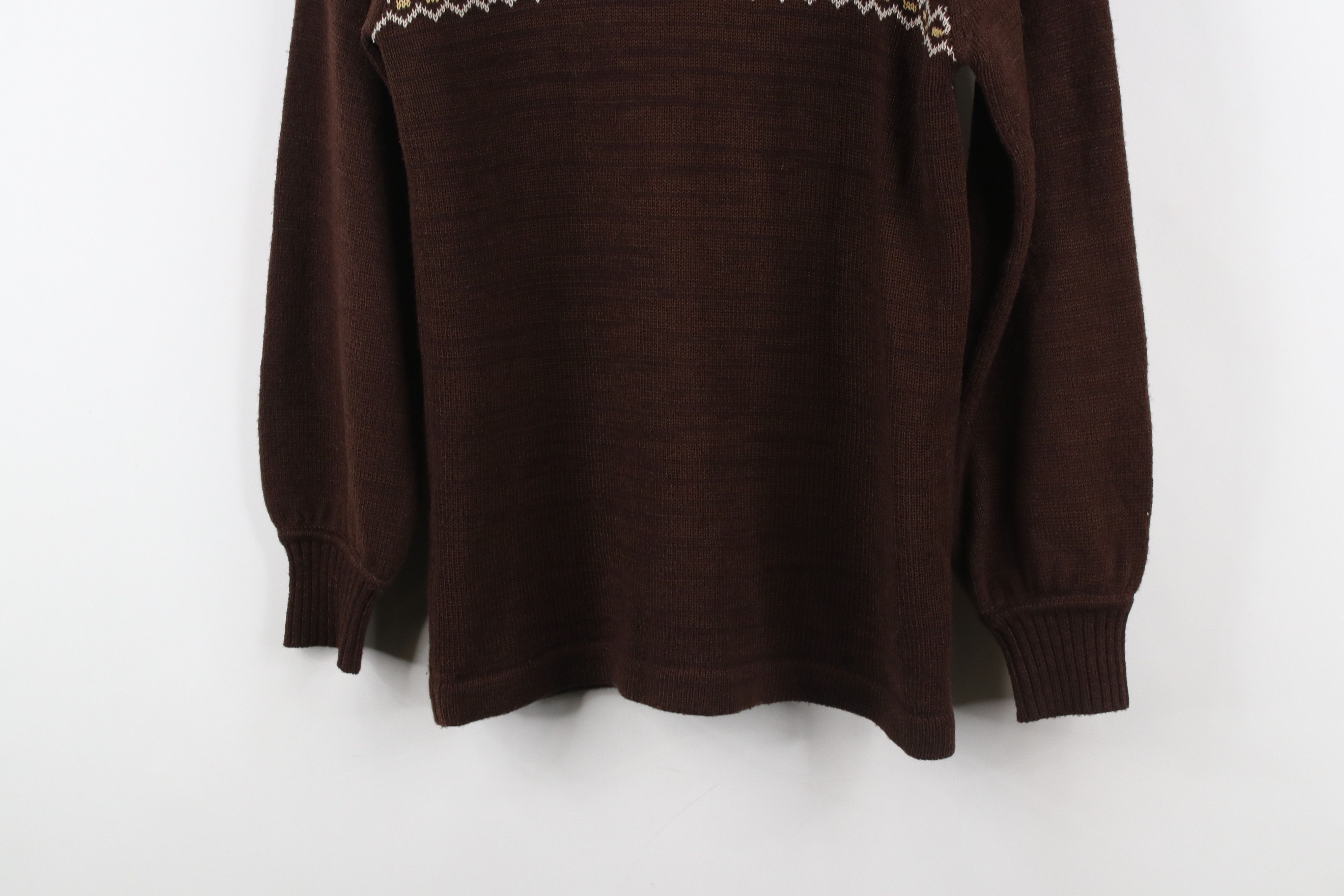 Vintage Vintage 60s 70s Mid Century Modern MCM Knit Sweater Size S / US 4 / IT 40 - 3 Thumbnail