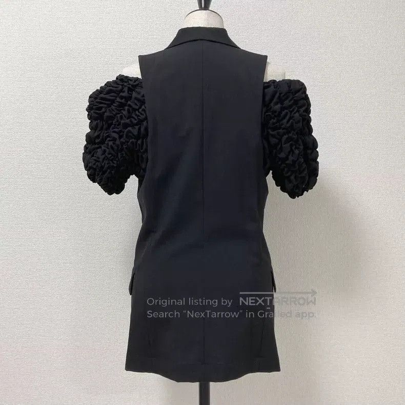 Comme des Garcons Comme Des Garcons Black Retro Puff Sleeve Top Size S / US 4 / IT 40 - 2 Thumbnail