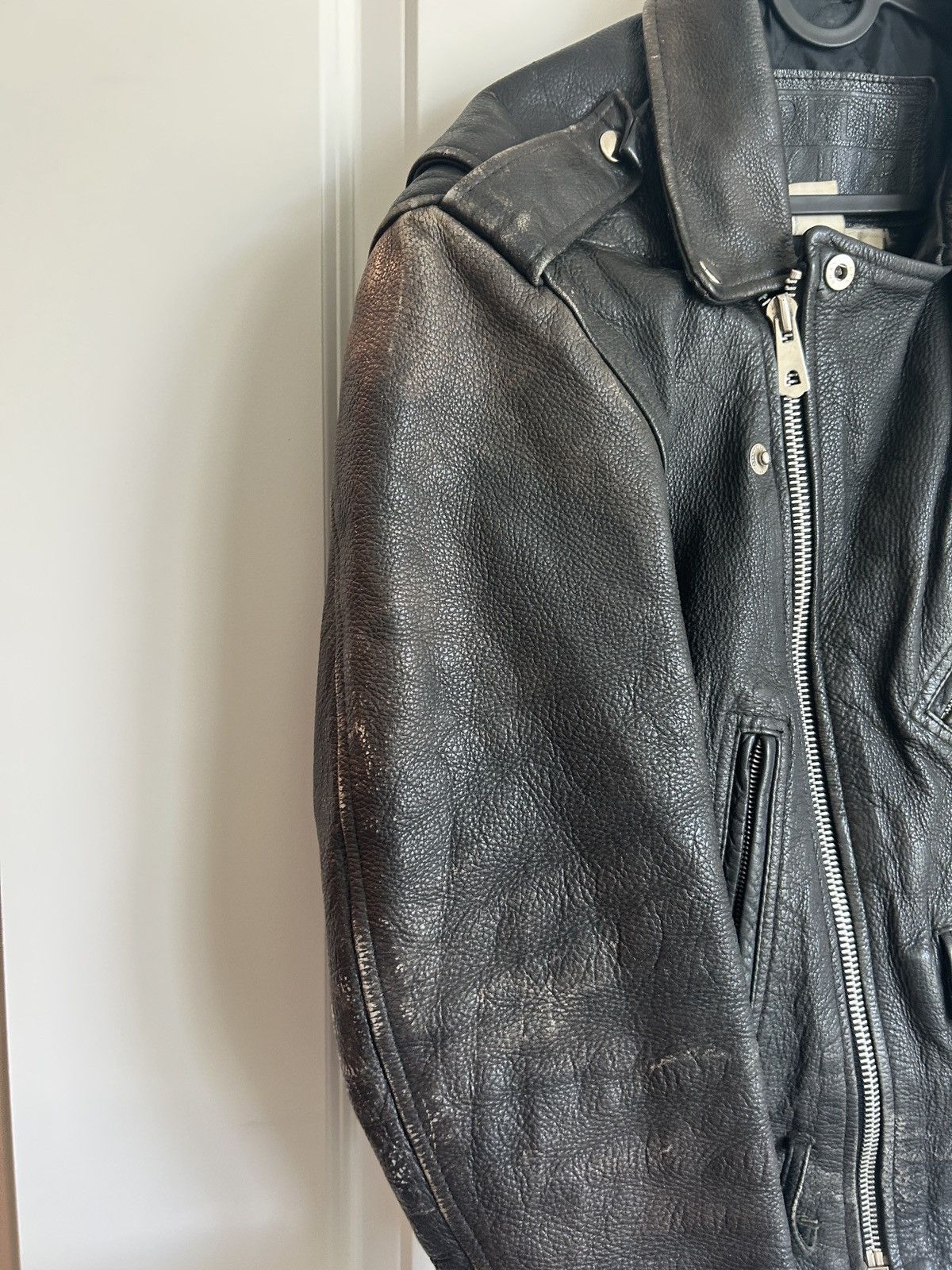 Other 1980s VINTAGE PELLE CUIR LEATHER JACKET Size US M / EU 48-50 / 2 - 6 Thumbnail
