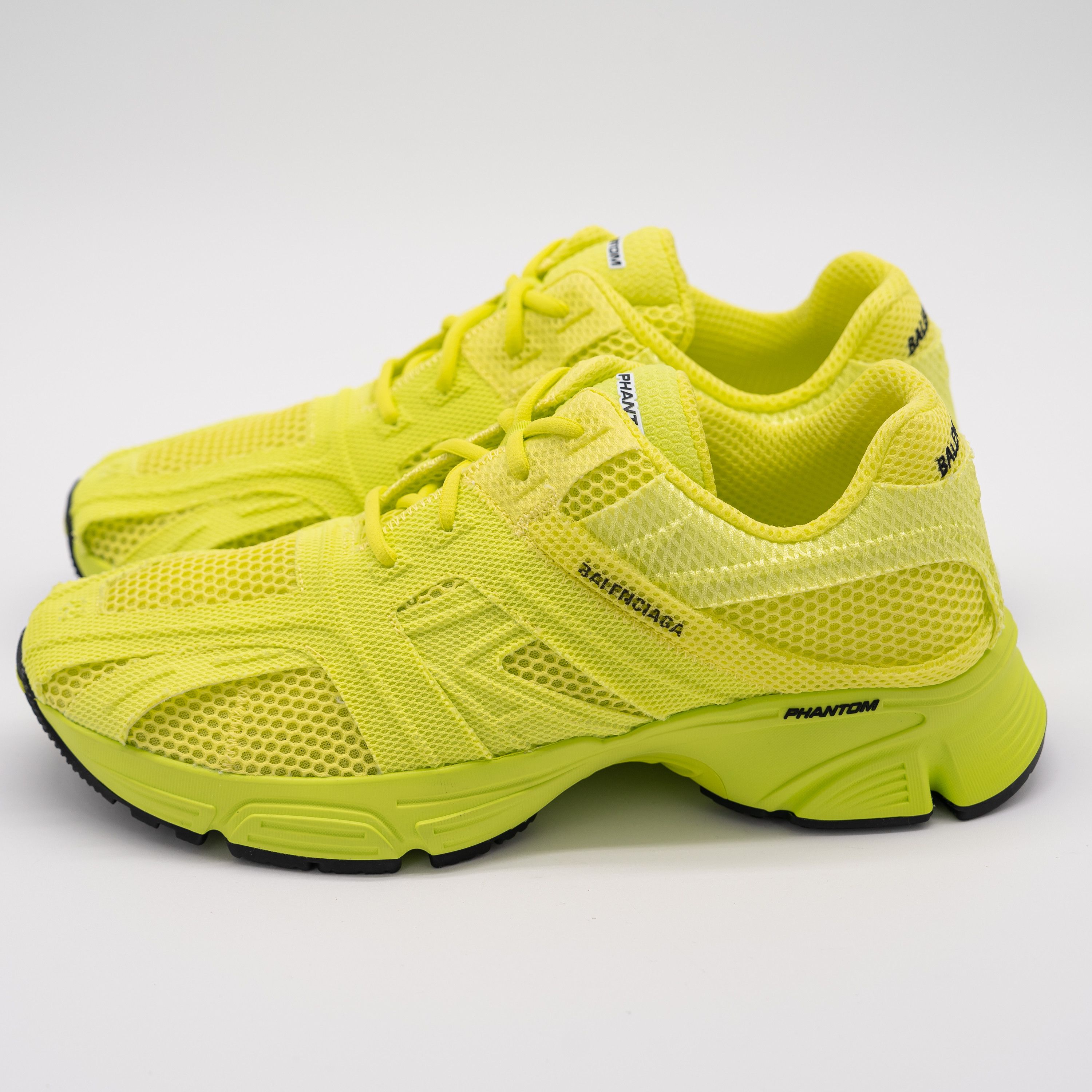 Balenciaga 44 - Balenciaga Phantom Sneakers Lime Yellow Green Mesh Size US 11 / EU 44 - 4 Thumbnail