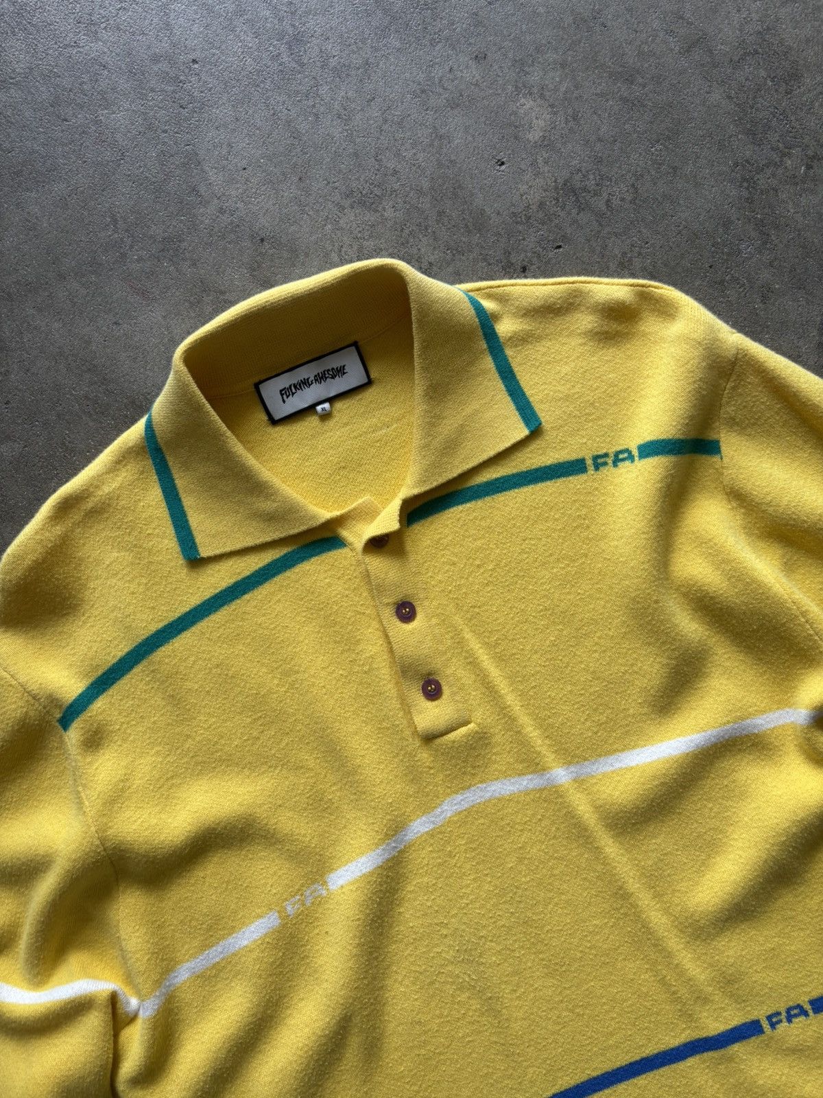 Fucking Awesome FA Rugby Long sleeve shirt Size US XL / EU 56 / 4 - 2 Thumbnail