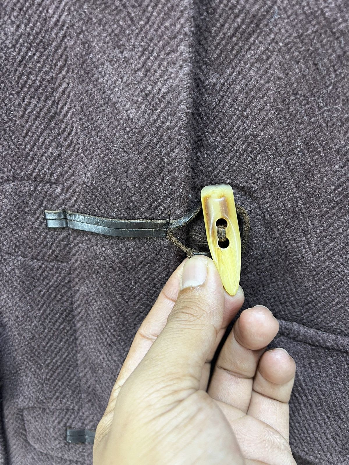 L.L. Bean 🔥 vtg L.L BEAN HERRINGBONE DUFFLE COAT - S Size S / US 4 / IT 40 - 5 Thumbnail