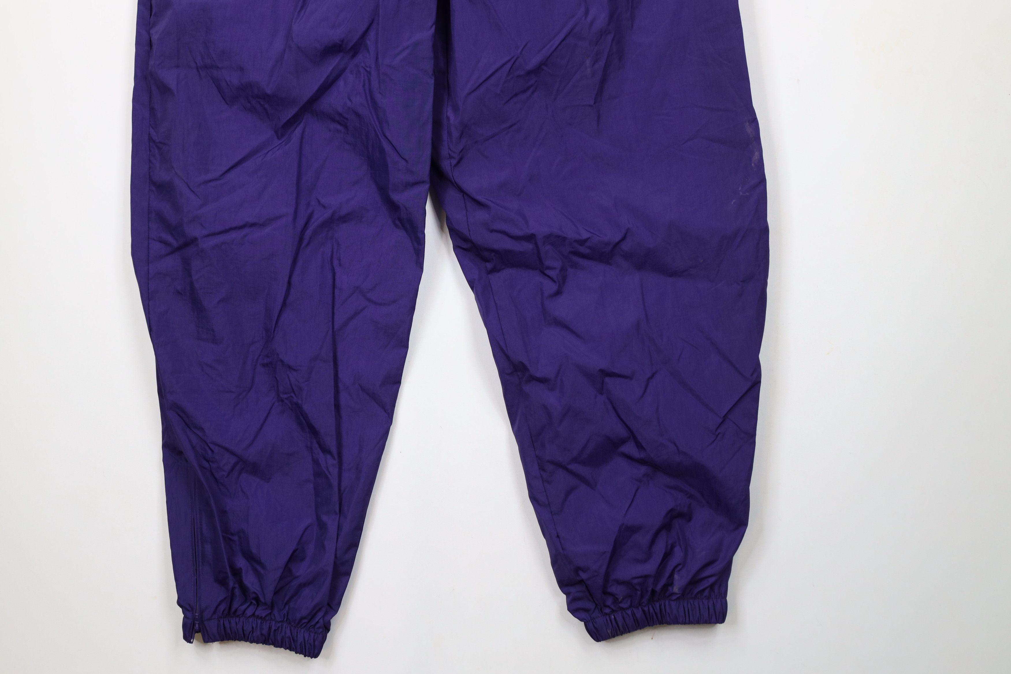 Vintage Vintage 90s Streetwear Blank Lined Windbreaker Joggers Pants Size US 36 / EU 52 - 4 Thumbnail
