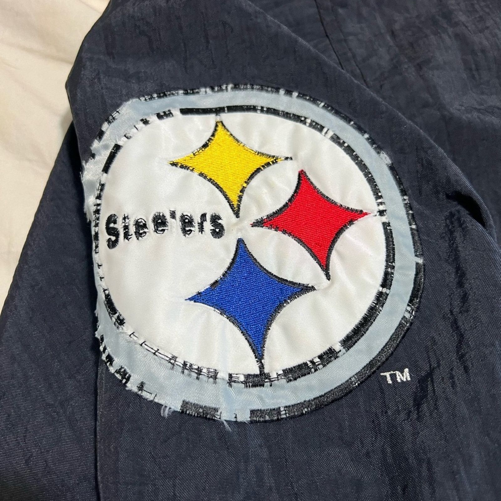 Logo Athletic Vintage NFL Pro Line Steelers Logo Athletic Jacket FULL ZIP Size US XL / EU 56 / 4 - 12 Thumbnail