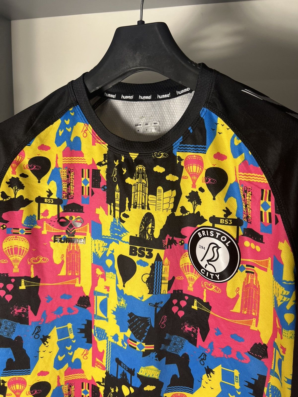 Vintage VERY RARE FC BRISTOL CITY ENGLAND SOCCER JERSEY BLOKECORE Size US M / EU 48-50 / 2 - 3 Thumbnail