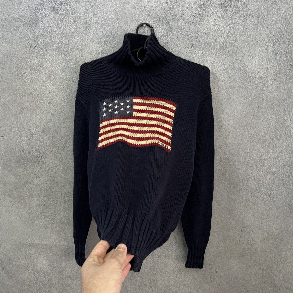 Polo Ralph Lauren Polo Ralph Lauren Sweater USA flag vintage Size US S / EU 44-46 / 1 - 7 Thumbnail